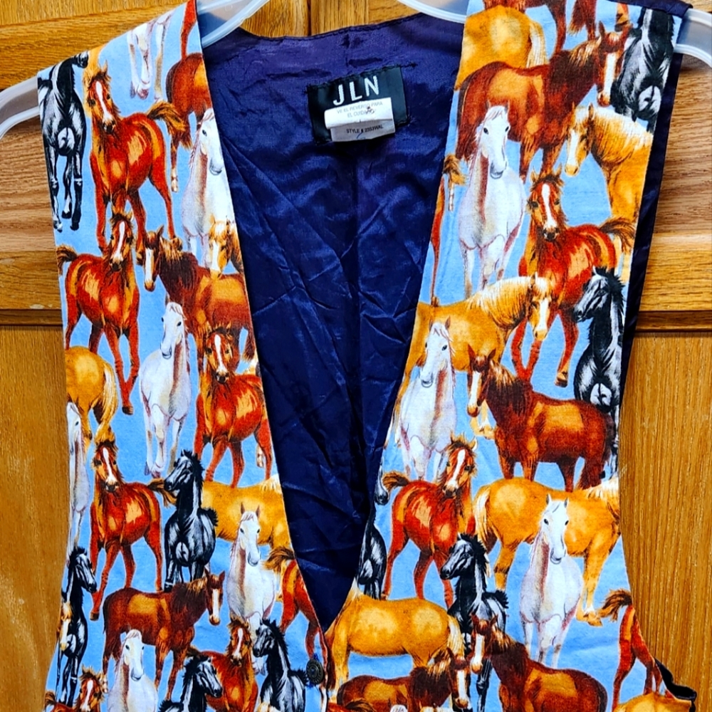 Ladies western vest large